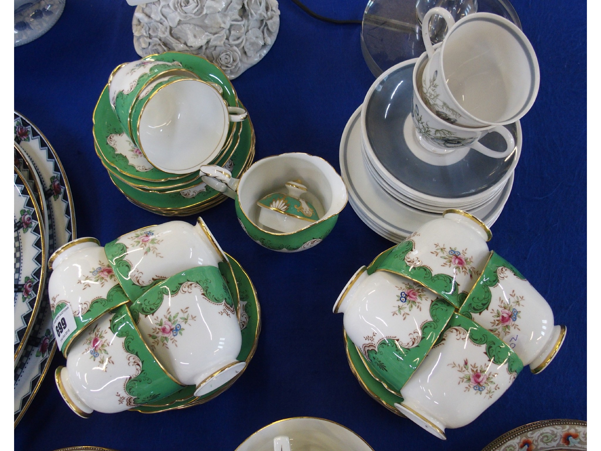 Appraisal: Paragon porcelain tea set for ten with Susie Cooper Glen