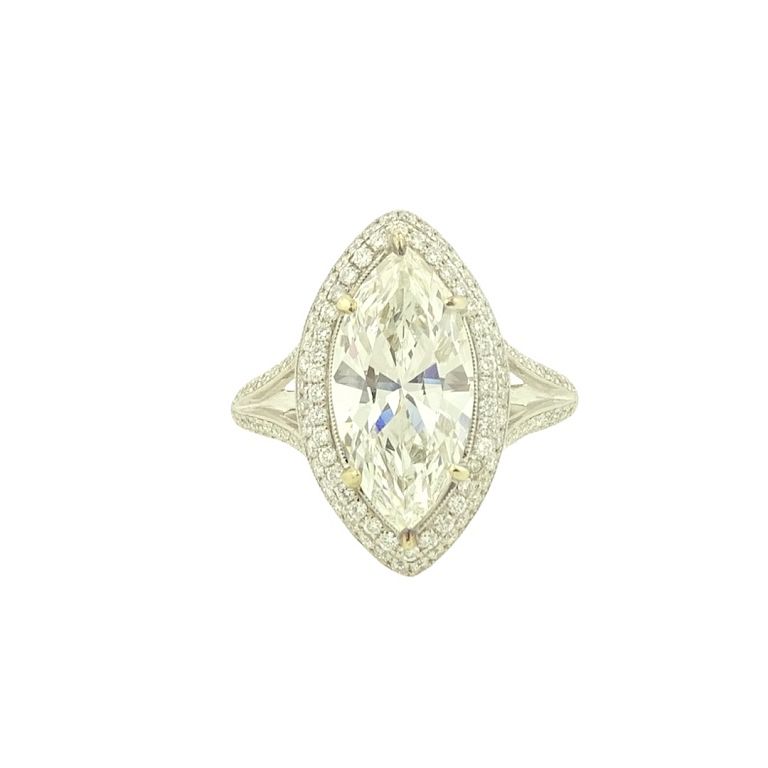 Appraisal: GIA ct Marquise Diamond H VS GIA ct Marquise Diamond