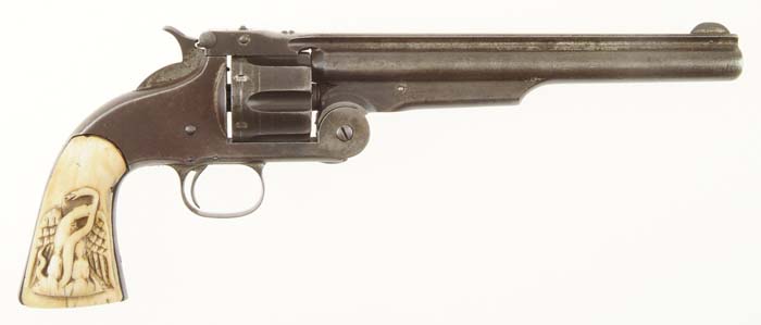 Appraisal: SMITH WESSON MODEL SECOND MODEL AMERICAN SINGLE ACTION REVOLVER Cal