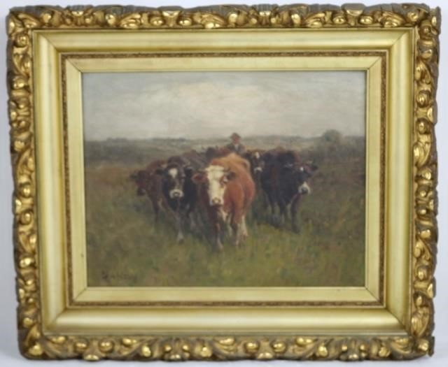 Appraisal: GEORGE HAYS - RI MA NH OIL PAINTINGON CANVAS TITLED