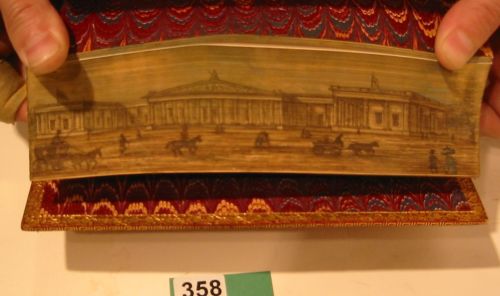 Appraisal: FORE-EDGE PAINTING Lubbock John Pre-Historic Sites Illustrated vo red morocco