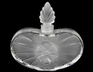 Appraisal: LALIQUE MOLDED CLARISSE PERFUME BOTTLE French Signed Catalog No Height