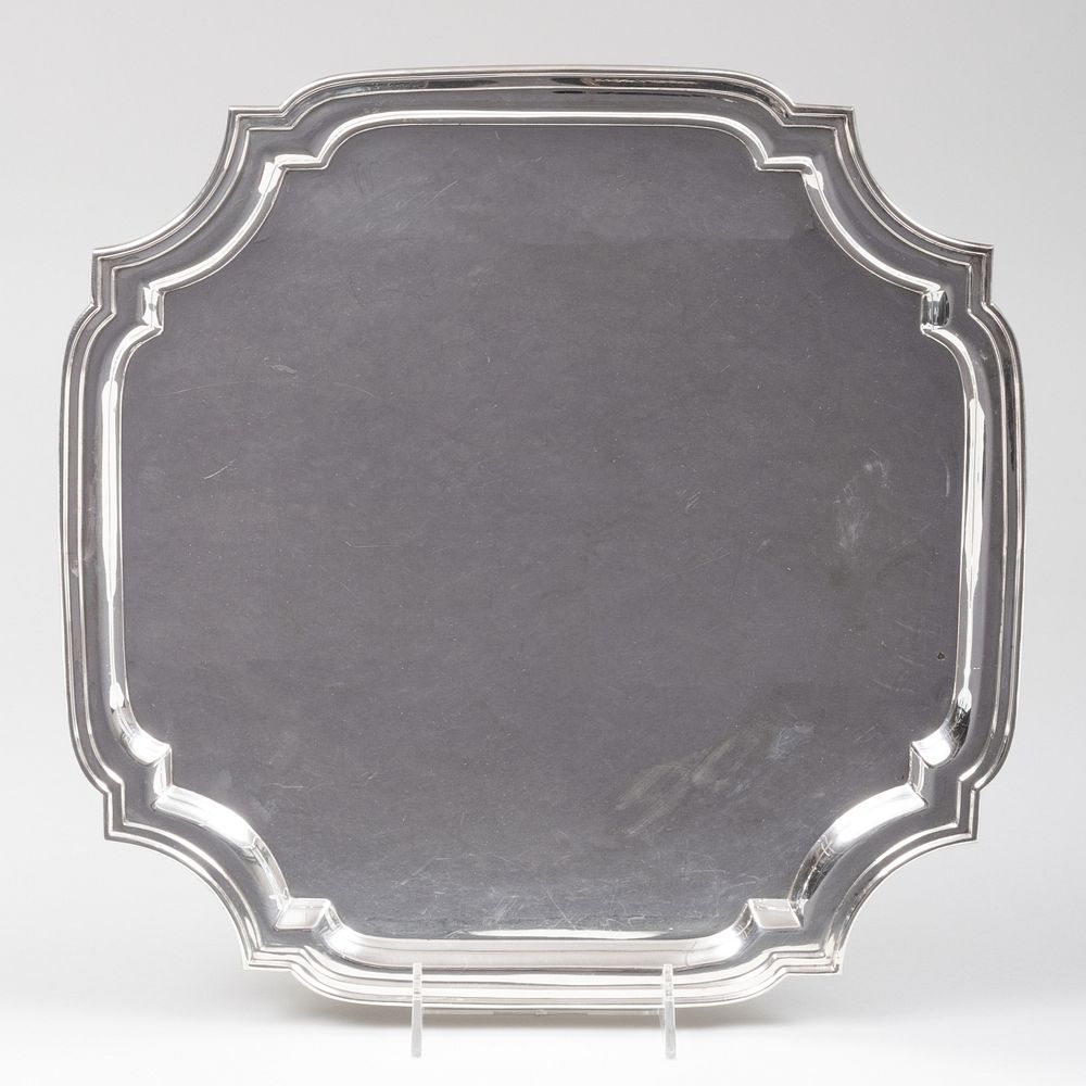 Appraisal: Tiffany Co Silver Tray Marked 'Sterling' x in oz approx