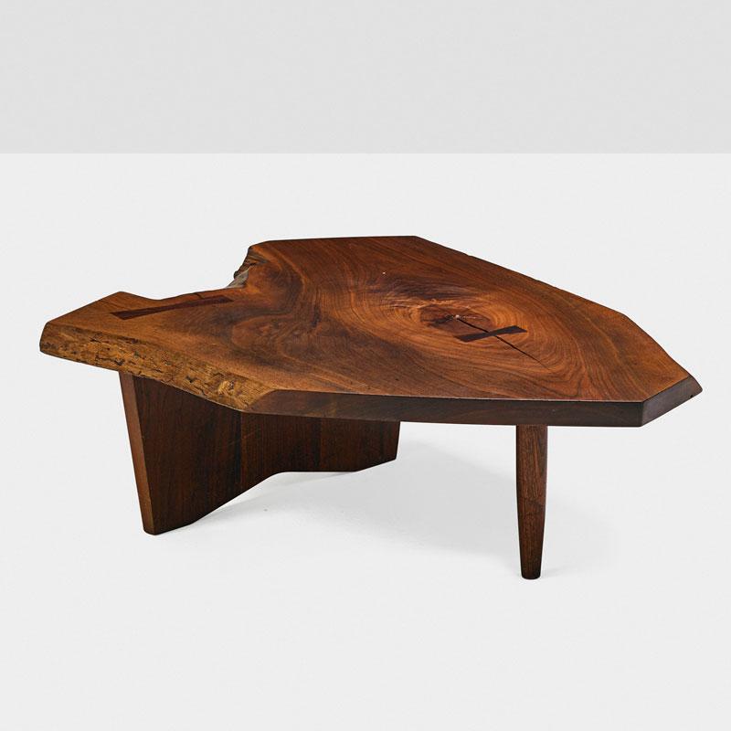 Appraisal: GEORGE NAKASHIMA Conoid coffee table Condition Report Rich patina to