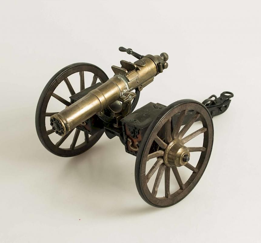 Appraisal: Gatling Gun Model non-firing about th scale An attractive model