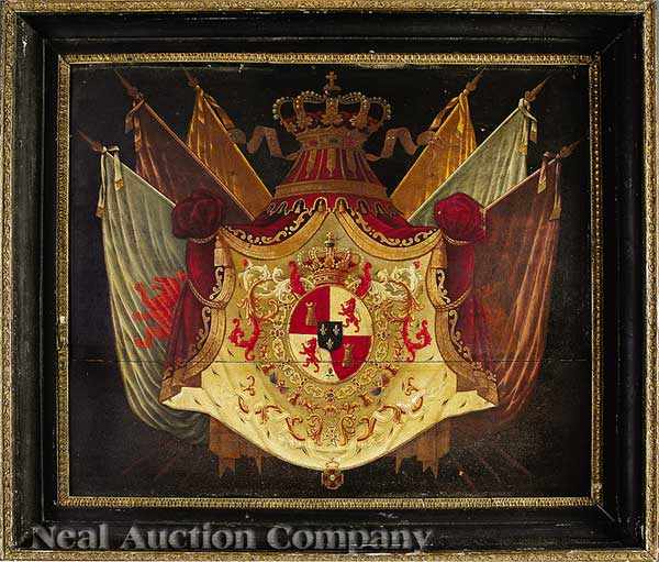 Appraisal: An Achievement of Arms Emblem of Spain probably late th