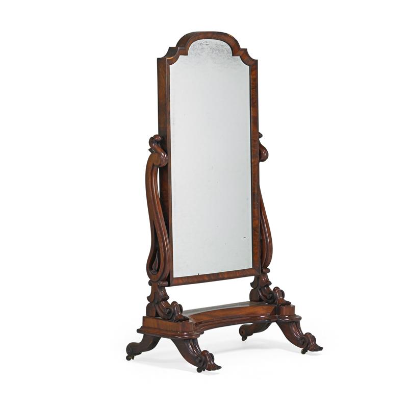 Appraisal: VICTORIAN CHEVAL MIRROR Condition Report