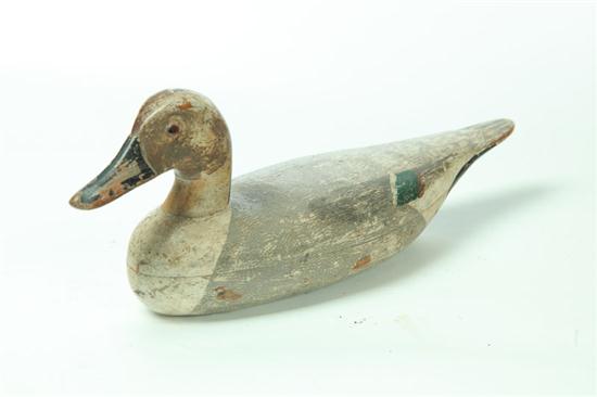 Appraisal: DECOY Attributed to Herman Fouts Liverpool Illinois - ca carved