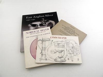 Appraisal: Five various titles East Anglian silver - an Exhibition catalogue