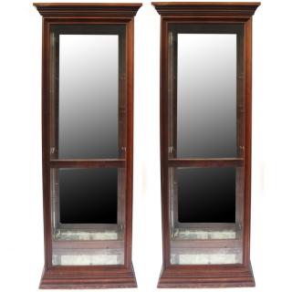 Appraisal: Pair of Vitrine Display Cabinets Pair of vitrine display cabinets