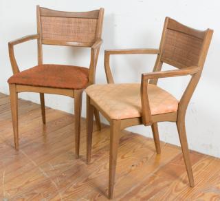 Appraisal: John Stuart Armchairs Pair Two John Stuart mid-century armchairs with