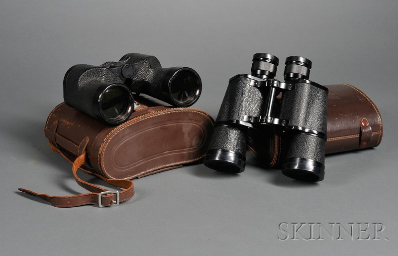 Appraisal: Two Pairs of X Degrees Binoculars by Nikon and Fuji