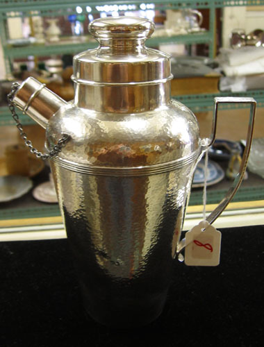 Appraisal: AN AMERICAN WHITING DIVISION OF GORHAM SILVER CO COCKTAIL SHAKER