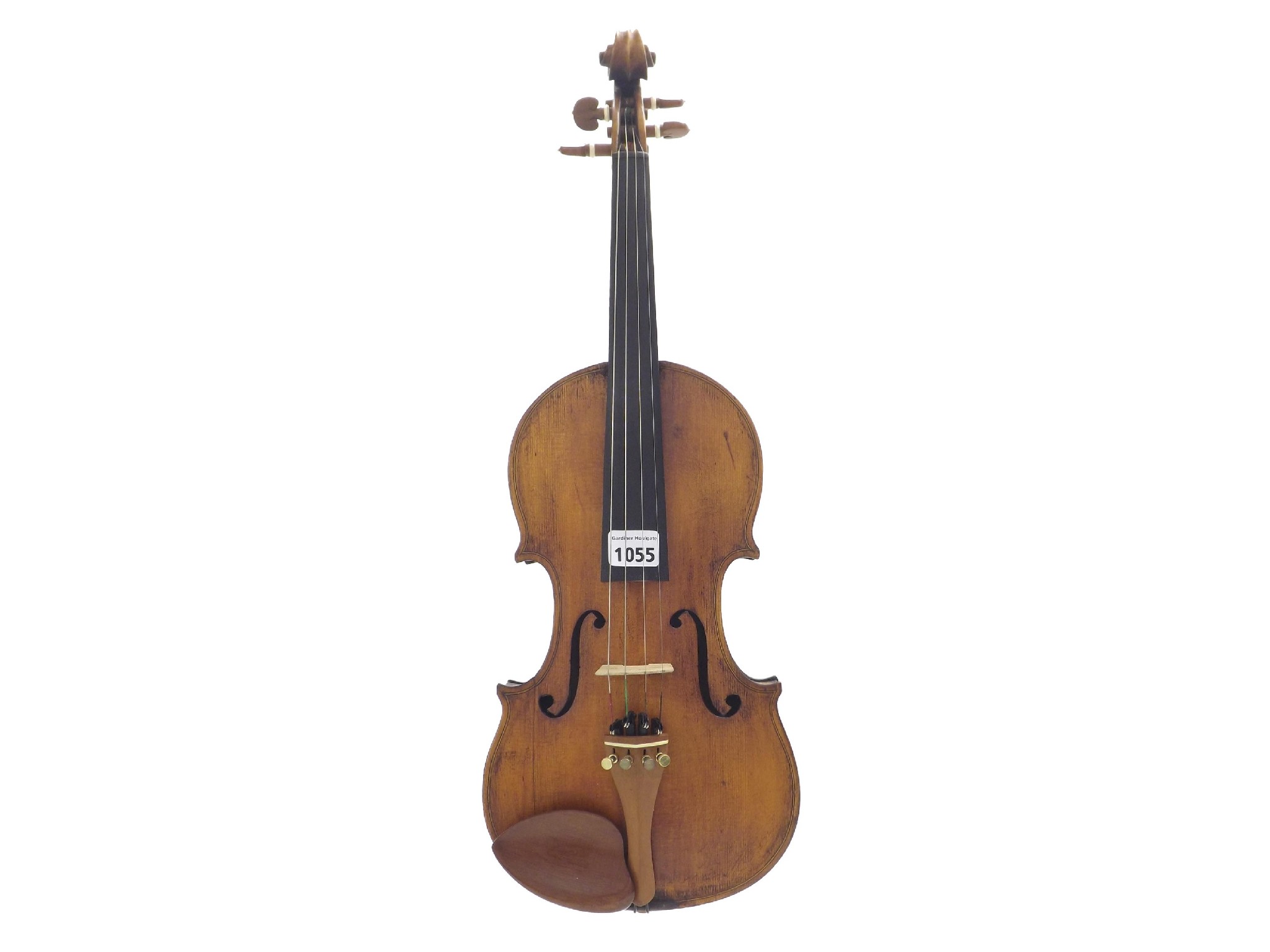 Appraisal: th century violin labelled Leon Mougenot cm