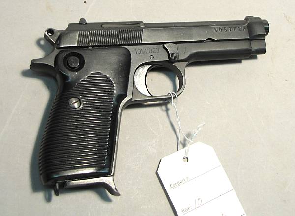 Appraisal: A Helwan semi-automatic pistol Serial no mm blued finish composition