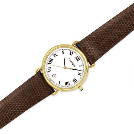 Appraisal: Gentlemans Gold Wristwatch Tourneau Estimate -