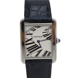 Appraisal: Lady's Cartier Tank Solo Stainless Steel Quartz Movement Watch with