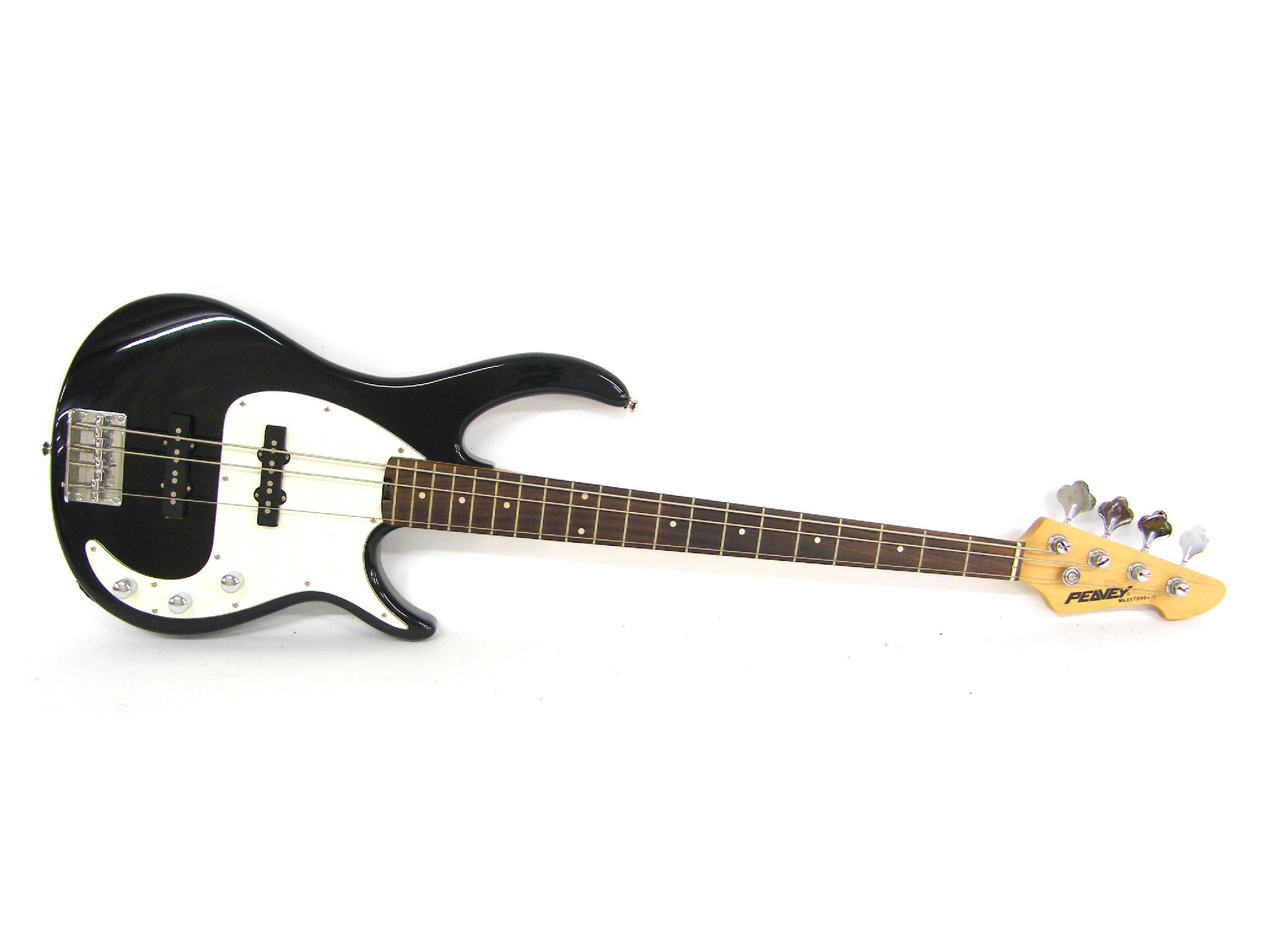 Appraisal: Peavey Milestone III bass guitar black finish electrics appear to