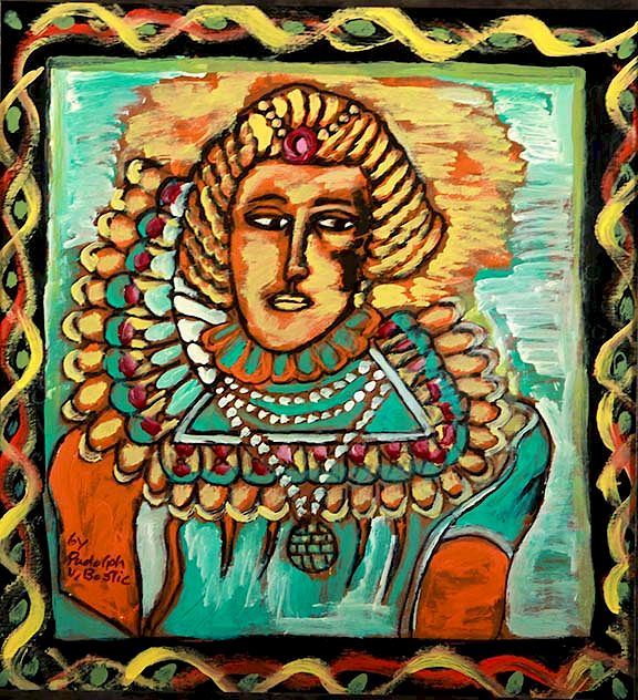 Appraisal: Outsider Art Rudolph Bostic Tut Bostic Rudolph Tut paint on