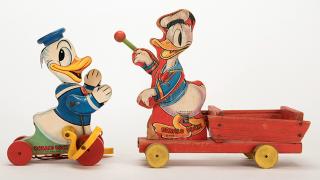 Appraisal: Donald Duck Pull Toys Donald Duck Pull Toys New York