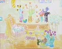 Appraisal: Joseph B O'Sickey American b Still Life in Gold Oil