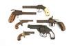 Appraisal: PISTOLS - Group of pistols consisting of Frame of an