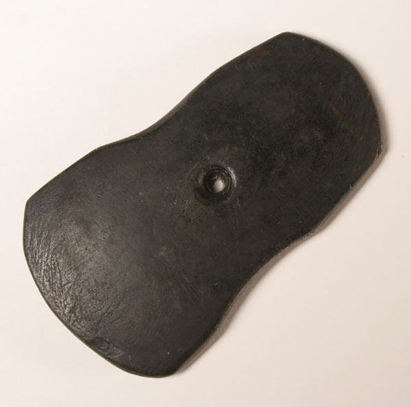 Appraisal: Black slate pendant from OH long Artifacts in this lot