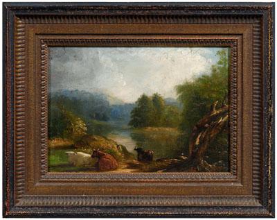 Appraisal: Shepard A Mount painting Shepard Alonzo Mount New York -