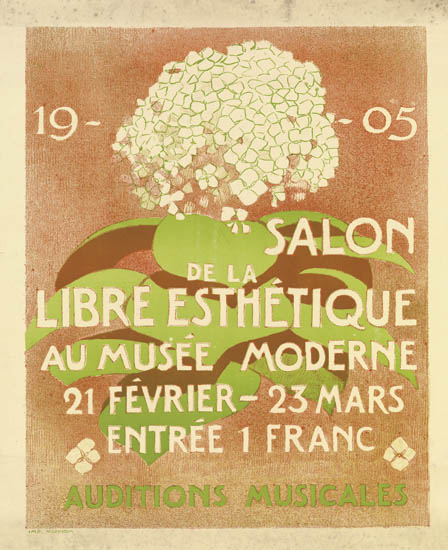 Appraisal: GEORGES LEMMEN - SALON DE LA LIBRE ESTH TIQUE AU