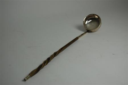 Appraisal: A Scottish George IV punch ladle D MacDonald Glasgow the