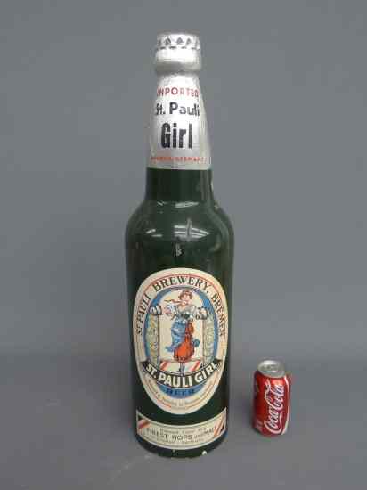 Appraisal: St Pauli Girl advertising bottle '' Ht