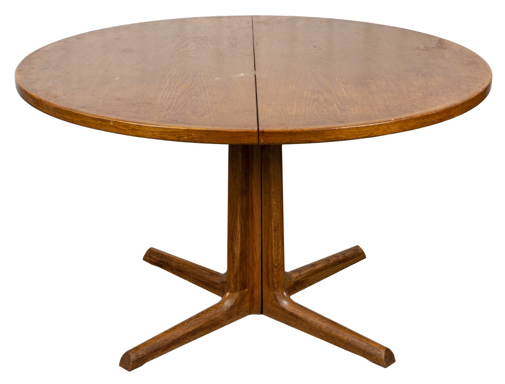 Appraisal: MODERN BLONDE OAK DINING TABLE LEAF Modern blonde oak dining