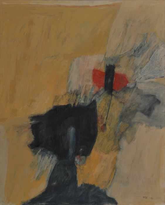 Appraisal: GENE VASS - UNTITLED Oil on canvas x in signed