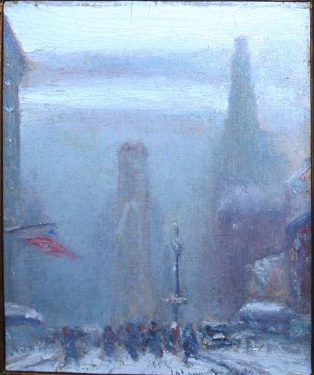 Appraisal: Johann Berthelsen American - Times Square Estimate -