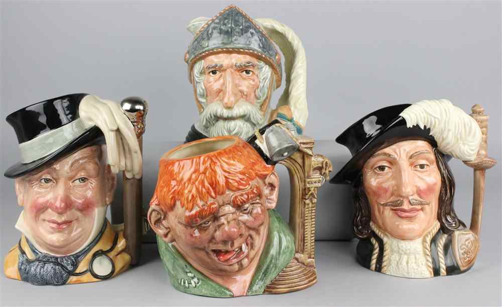 Appraisal: ROYAL DOULTON PROTAGONISTS CHARACTER JUGS 'QUASIMODO' signed by Michael Doulton