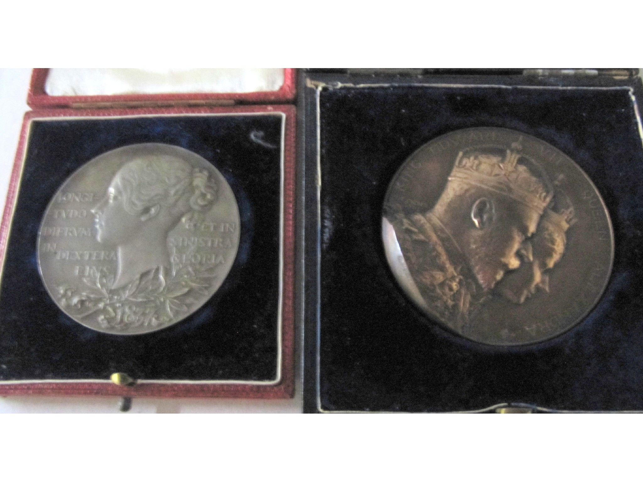 Appraisal: A collection of GB coronation medallions - Queen Victoria Diamond