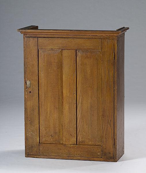 Appraisal: GRAIN-PAINTED CUPBOARD FROM AFRICAN AMERICAN LODGE Ohio ca - Held