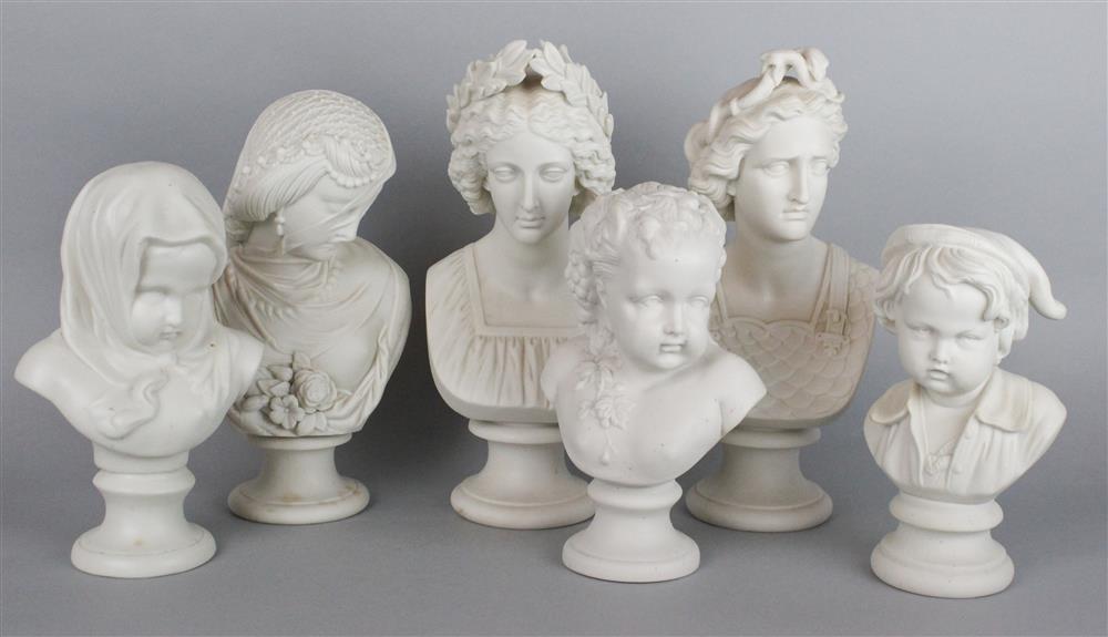 Appraisal: A PAIR OF PARIAN BUSTS OF 'WAR' AND 'PEACE' mid