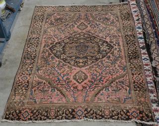 Appraisal: Fereghan Sarouk carpet ' '' x ' '' Fereghan Sarouk