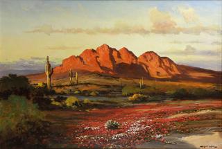 Appraisal: Painting Robert William Wood Robert William Wood American - Desert