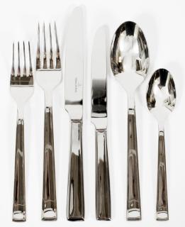 Appraisal: VILLEROY AND BOCH VICTOR FLATWARE FOR SIX VILLEROY AND BOCH