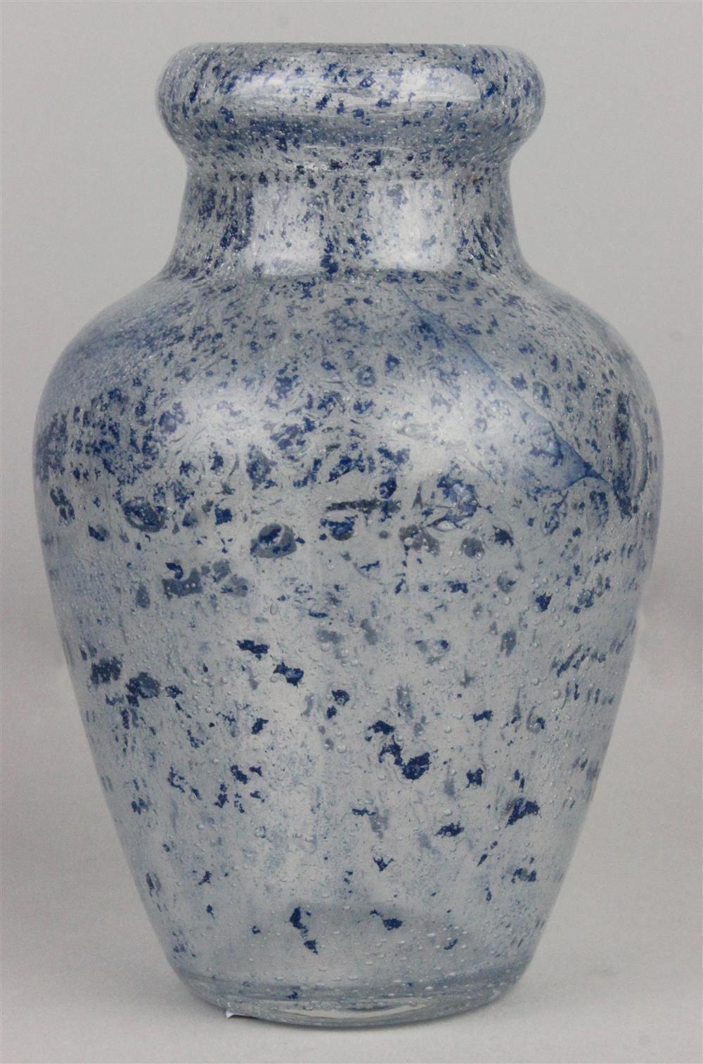 Appraisal: DAUM ART GLASS VASE second half th C incised Daum