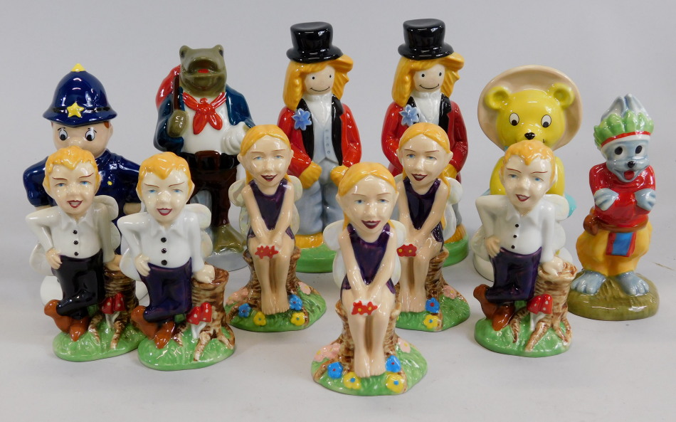 Appraisal: Various Wade collectable figures to include fairies two Pa Straw