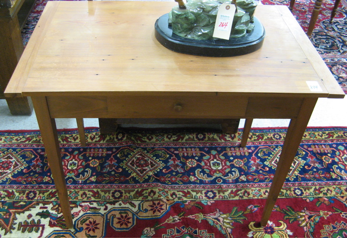 Appraisal: SHAKER PINE WRITING TABLE American th century having a rectangular