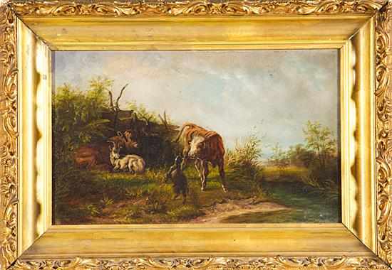 Appraisal: Anton Braith attributed to Germany United States - COWS AND