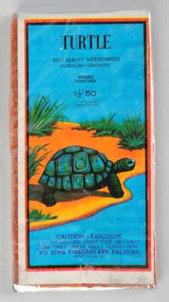 Appraisal: Turtle -Pack - Firecrackers Class Logo crackers Condition Near Mint