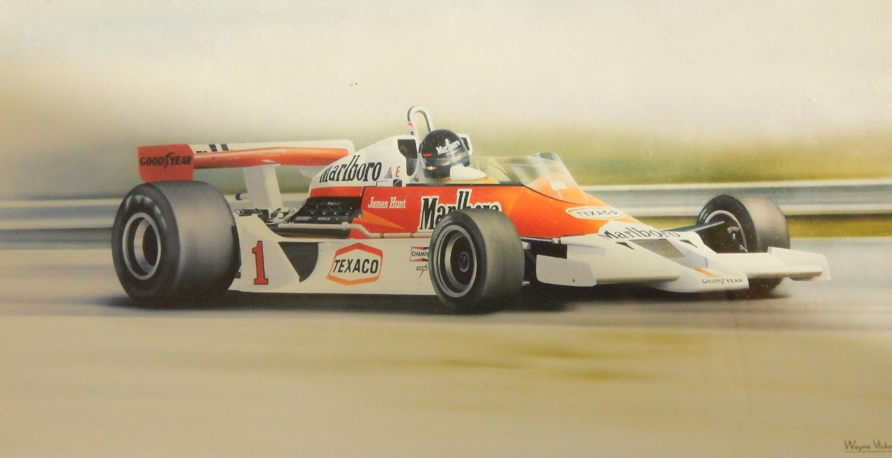 Appraisal: After Wayne Vickery James Hunt British Pride limited edition colour