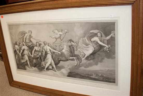 Appraisal: Guido Reni Aurora print framed Estimate - No condition report