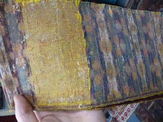 Appraisal: AN EARLY TH CENTURY MOROCCAN SILK WOVEN WOMANS SASH and