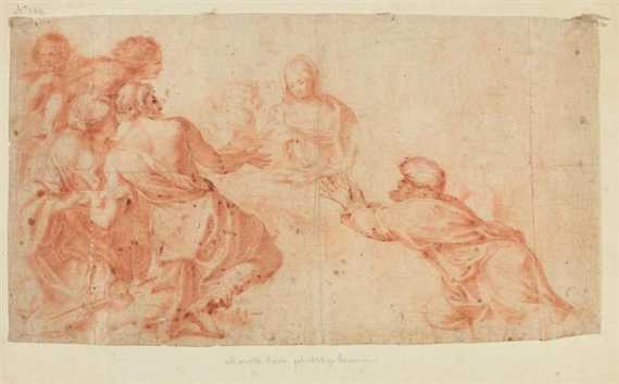 Appraisal: MARATTA CARLO Camerano - Rome circle of The adoration of